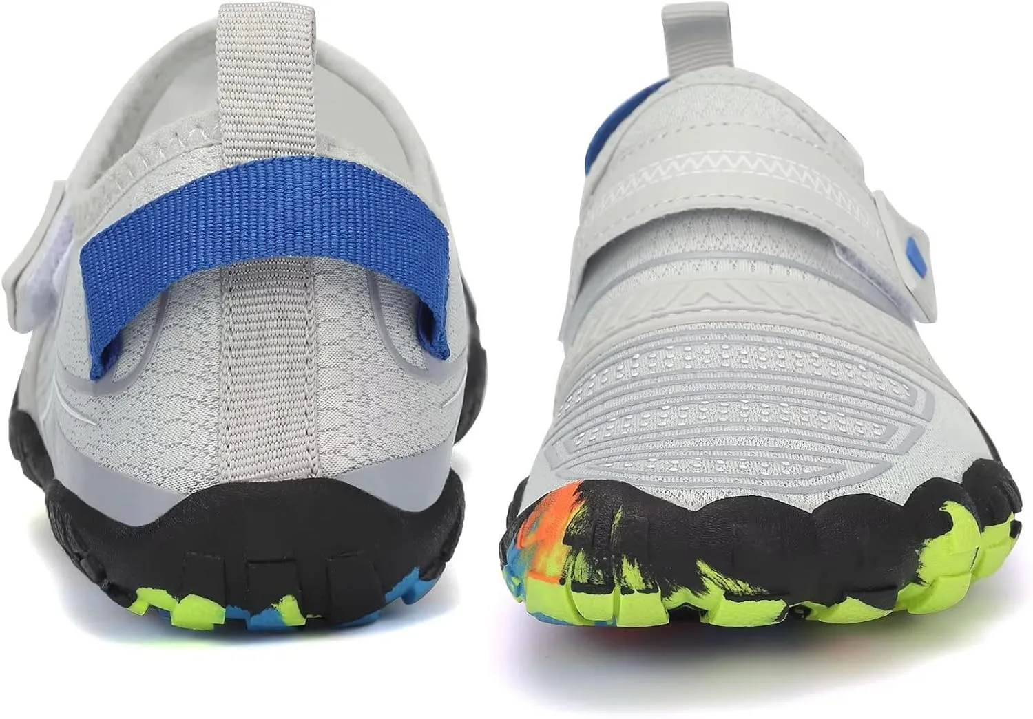 Boys & Girls Water Shoes Lightweight Comfort Sole Easy Walking Athletic Slip on Aqua 5 Toe Sock(Toddler/Little Kid/Big Kid)