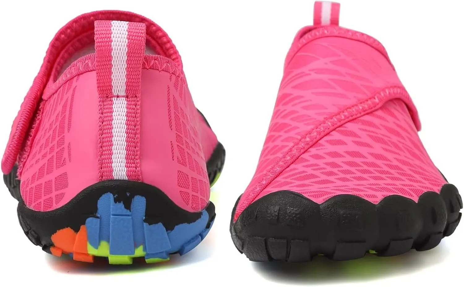 Boys & Girls Water Shoes Lightweight Comfort Sole Easy Walking Athletic Slip on Aqua 5 Toe Sock(Toddler/Little Kid/Big Kid)