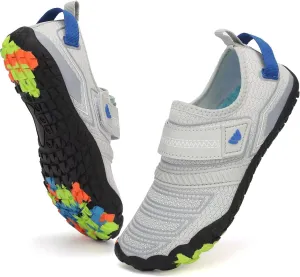 Boys & Girls Water Shoes Lightweight Comfort Sole Easy Walking Athletic Slip on Aqua 5 Toe Sock(Toddler/Little Kid/Big Kid)