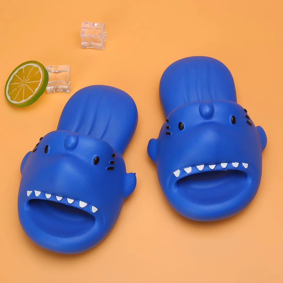 Boys Girl Slippers Non-Slip Novelty Open Toe Sandals Extremely Comfy Cushioned Thick Sole Cute Cartoon Shower Slides Indoor & Outdoor(Toddler/Little Kid/Big Kid)
