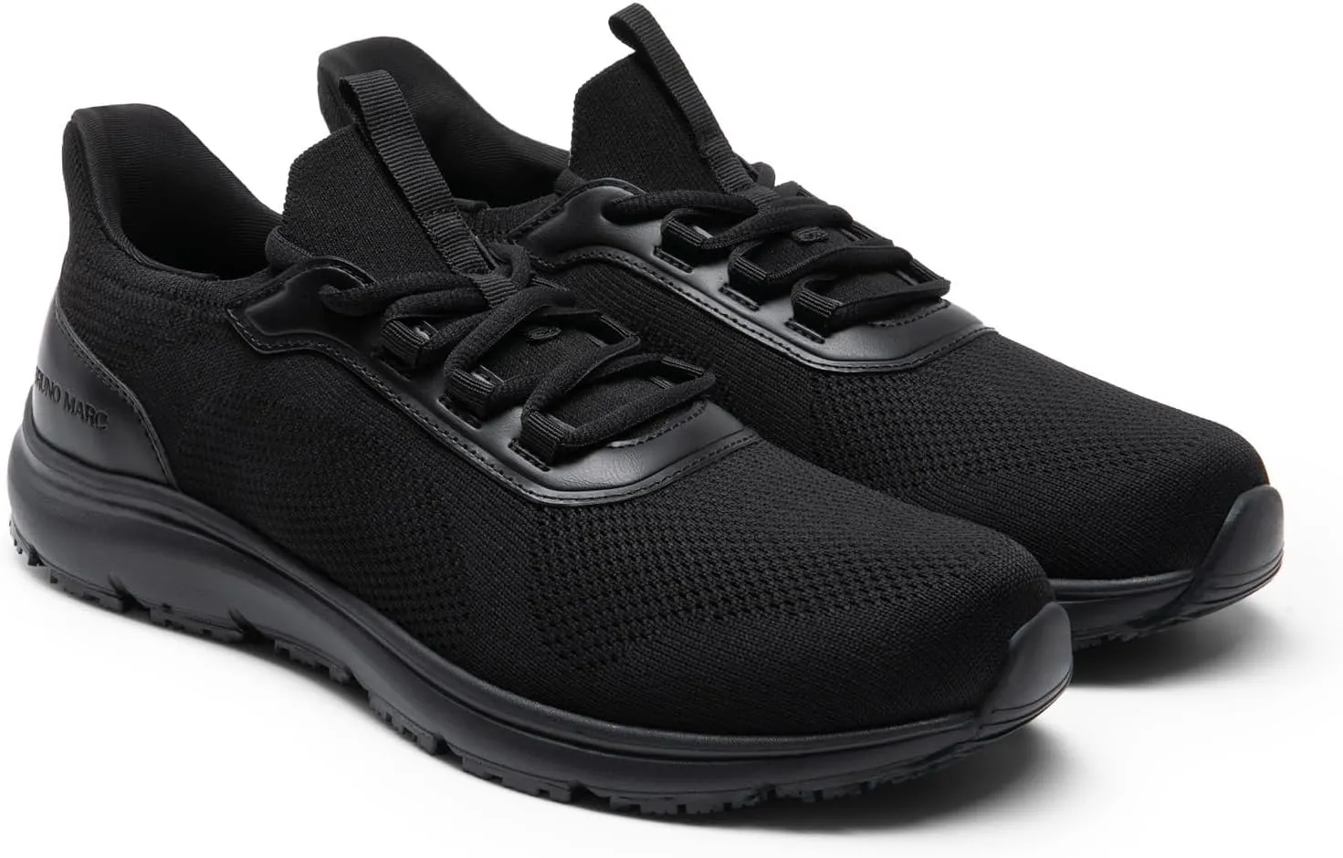 Bruno Marc Men's Hands Free Non Slip Work Shoes, Water Resistance Restaurant Slip on Food Service Sneakers