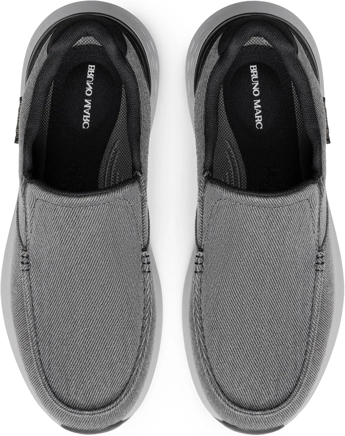 Bruno Marc Men's Loafers Slip-on Casual Walking Shoes Comfortable Canvas Sneakers