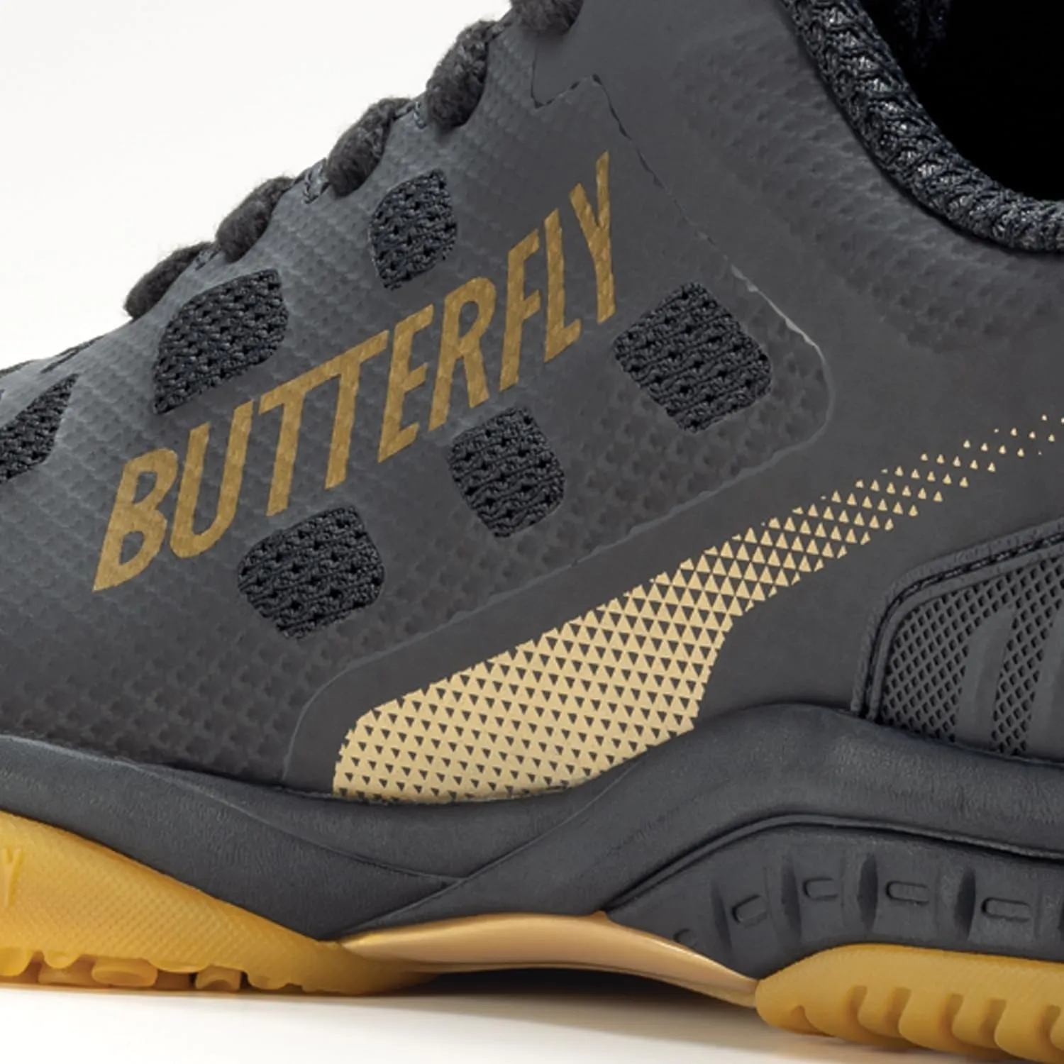 Butterfly Lezoline Levalis Shoes: Performance Table Tennis Shoes, Enhanced Comfort and Fit, Soft Breathable Mesh Upper, Shock Absorption, High Grip, Footwork Support
