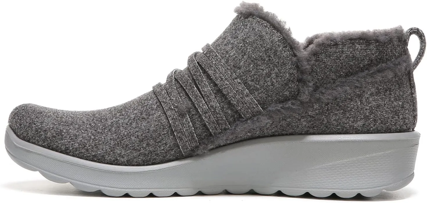 BZees Women's Glide Slip-on Ankle Boot Sneaker