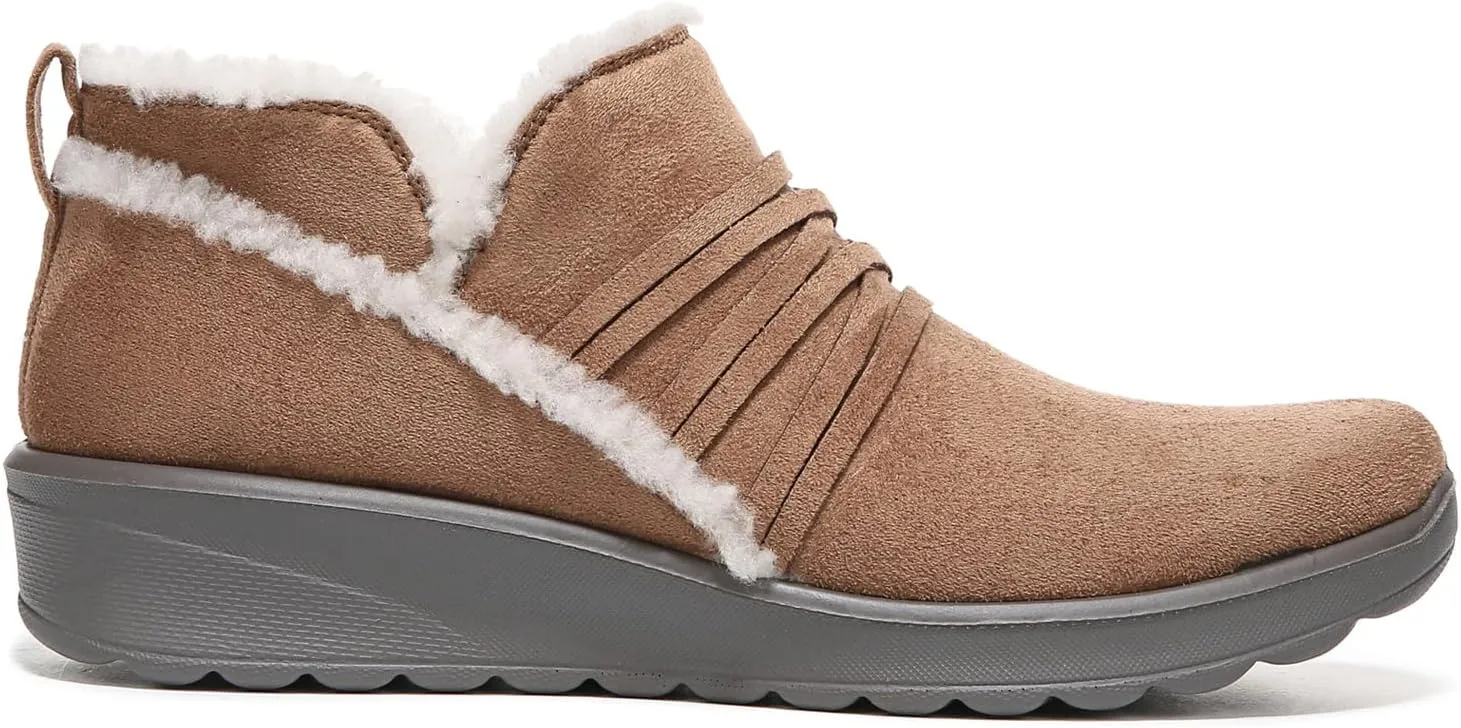 BZees Women's Glide Slip-on Ankle Boot Sneaker