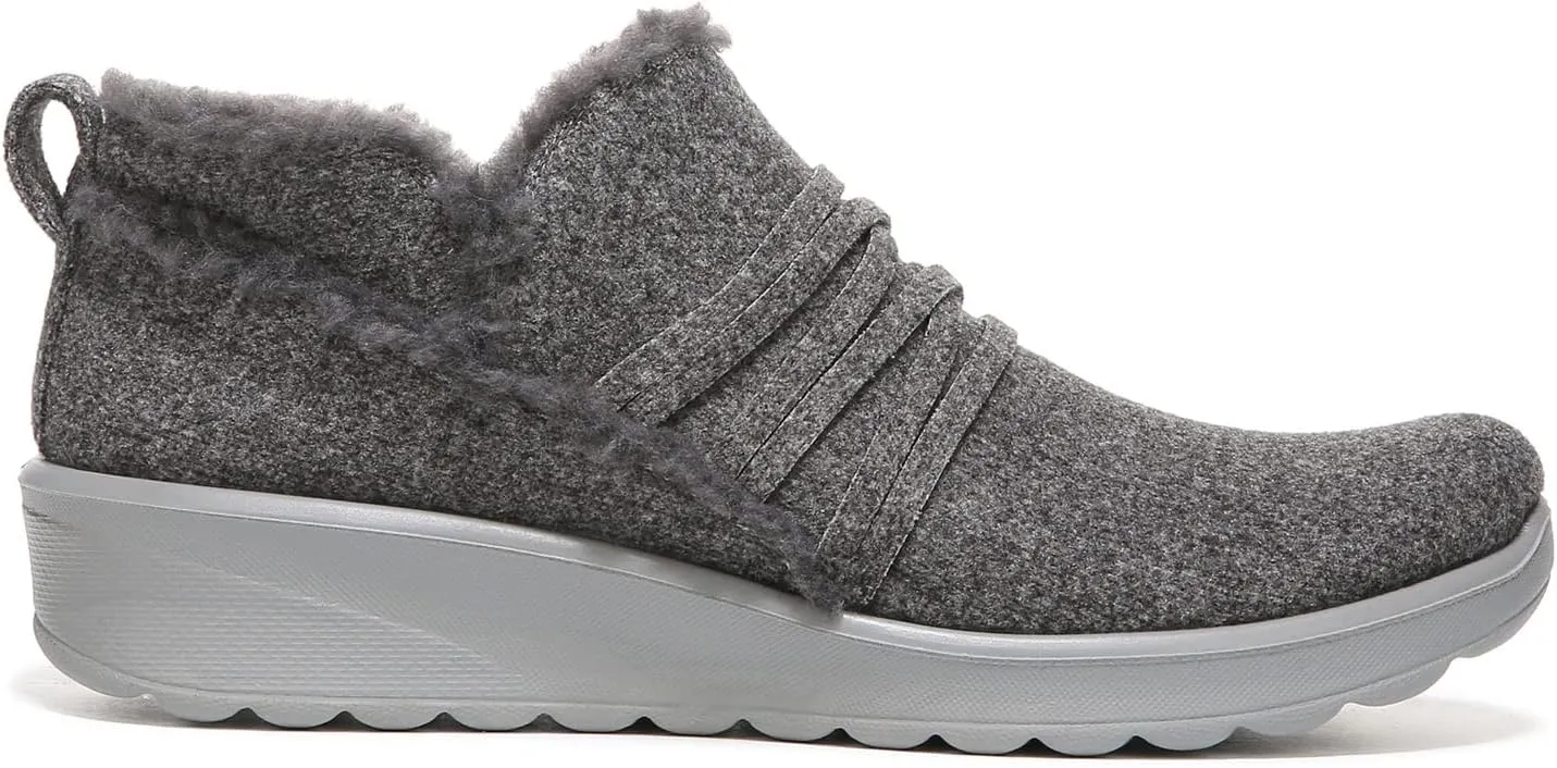 BZees Women's Glide Slip-on Ankle Boot Sneaker