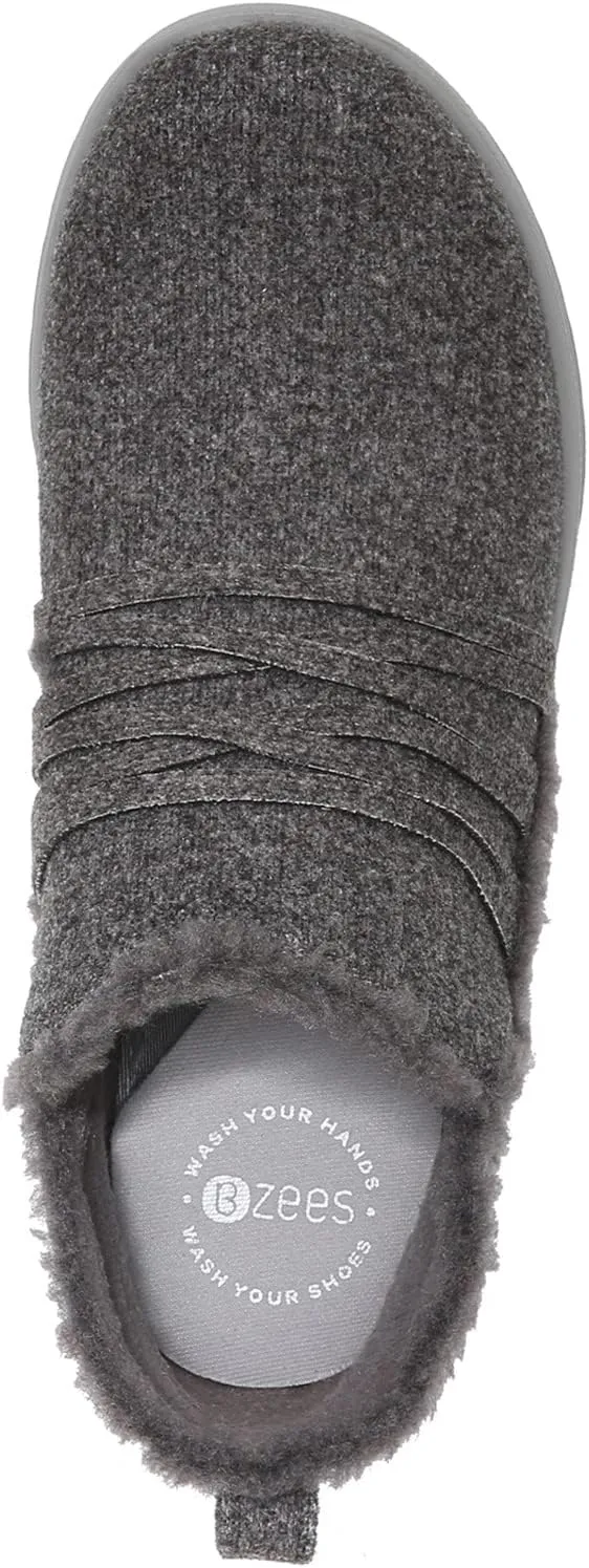 BZees Women's Glide Slip-on Ankle Boot Sneaker