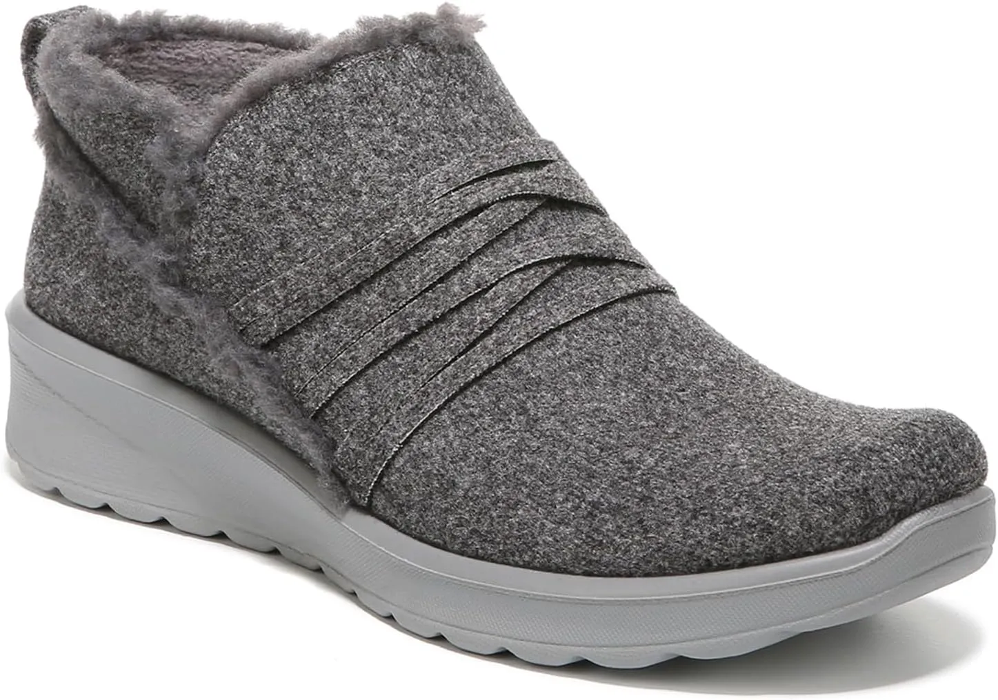 BZees Women's Glide Slip-on Ankle Boot Sneaker