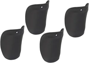 Cabilock 2 Pairs Working Shoes Covers Shoes Cover Steel Cowhide Shoes Indoor Shoe Covers Black