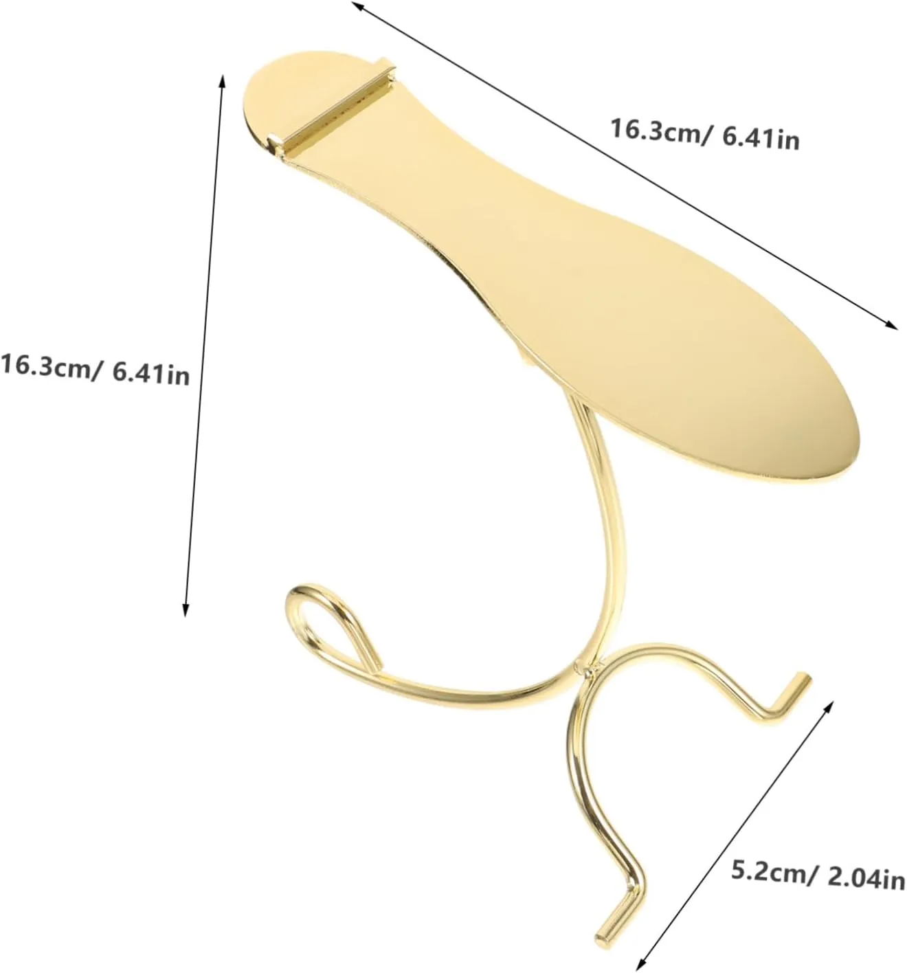 Cabilock Metal Shoe Display Stand Compact High Heel Riser for Store Home Space Saving Shoe Holder for Neat Presentation