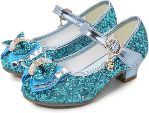 Cadidi Dinos Little Big Girl's Adorable Sparkle Princess Party Girls Dress Shoes