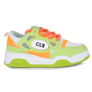Calcetto Lightweight Casual Women'S Sneakers Shoes LDS-025 White Olive