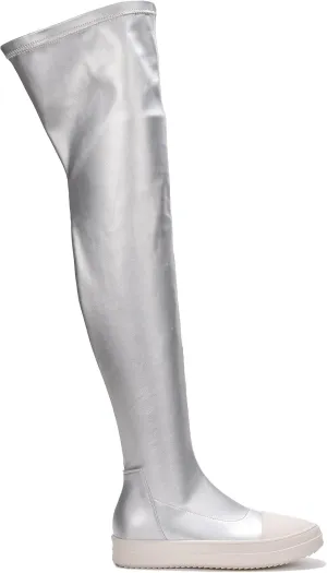 Cape Robbin Women Lug Sole Over the Knee Thigh high Round Toe Flat boots