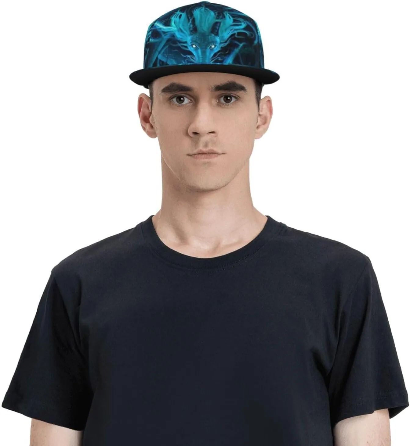 Cartoon Animal Baseball Cap for Men Women Classic Snapback Hip Hop Flat Bill Brim Adjustable Visor Beach Trucker Hat