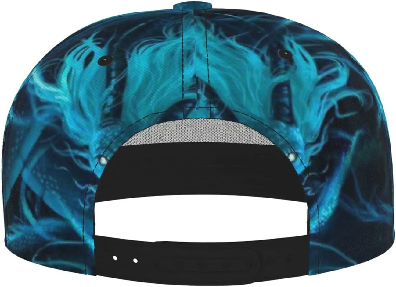 Cartoon Animal Baseball Cap for Men Women Classic Snapback Hip Hop Flat Bill Brim Adjustable Visor Beach Trucker Hat