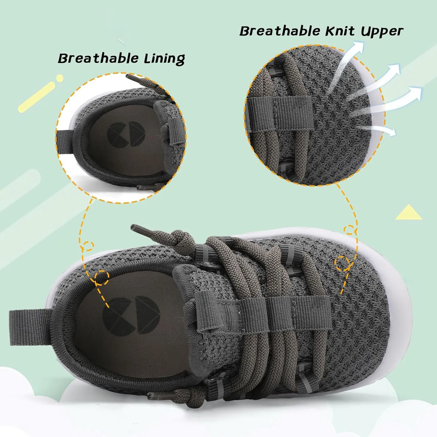 Centipede Demon Toddler Shoes Boys Girls Barefoot Shoes Kids Breathable Walking Running Shoe Slip on Sneakers Lightweight Outdoor Athletic Tennis Shoe