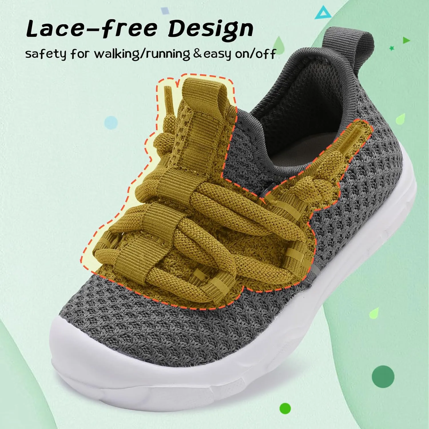 Centipede Demon Toddler Shoes Boys Girls Barefoot Shoes Kids Breathable Walking Running Shoe Slip on Sneakers Lightweight Outdoor Athletic Tennis Shoe