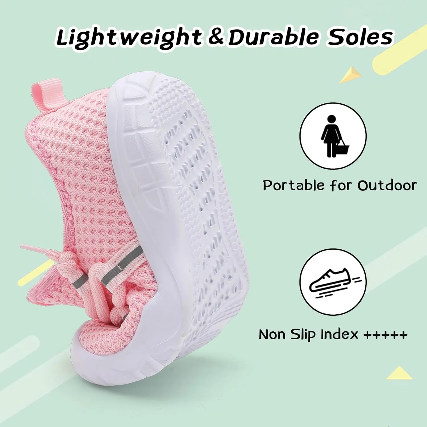 Centipede Demon Toddler Shoes Boys Girls Barefoot Shoes Kids Breathable Walking Running Shoe Slip on Sneakers Lightweight Outdoor Athletic Tennis Shoe