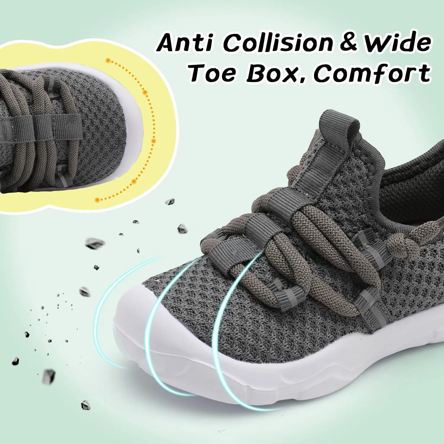 Centipede Demon Toddler Shoes Boys Girls Barefoot Shoes Kids Breathable Walking Running Shoe Slip on Sneakers Lightweight Outdoor Athletic Tennis Shoe