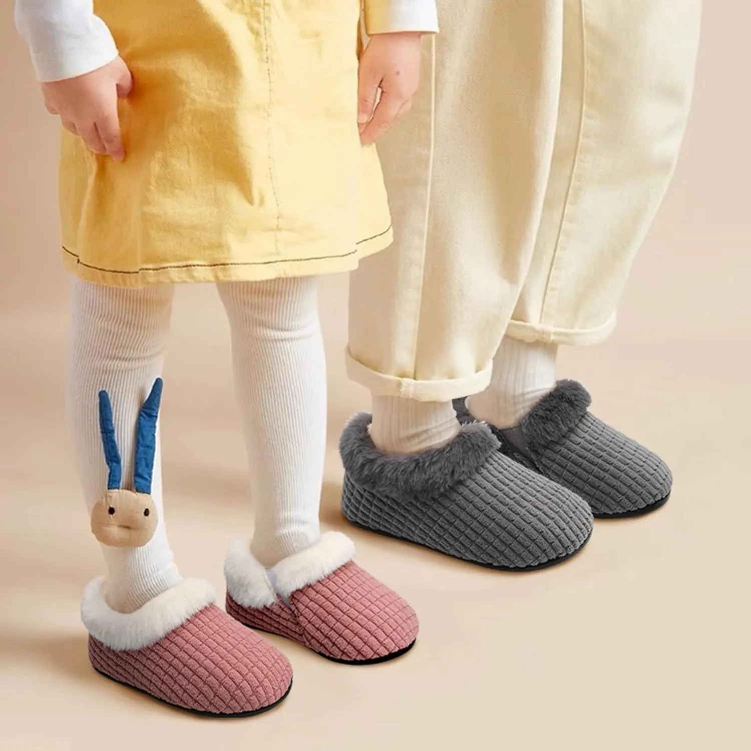 Centipede Demon Toddler Slippers for Boys Girls Slip on Kids Baby Toddlers House Shoes Lightweight Barefoot Furry Sock Shoes Indoor Outdoor Warm Walking Shoe
