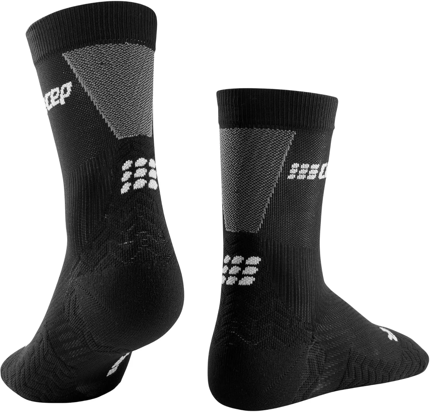 CEP 2024 Ultralight Mid Cut Compression Socks for Women - Breathable, Lightweight Performance Running Crew Socks