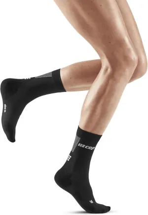 CEP 2024 Ultralight Mid Cut Compression Socks for Women - Breathable, Lightweight Performance Running Crew Socks
