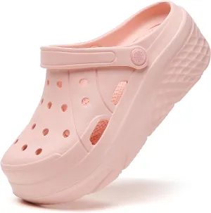 CERYTHRINA Gardener Platform Clogs Slippers Hight Heels Mules Clog Slip on Wedge Sandals