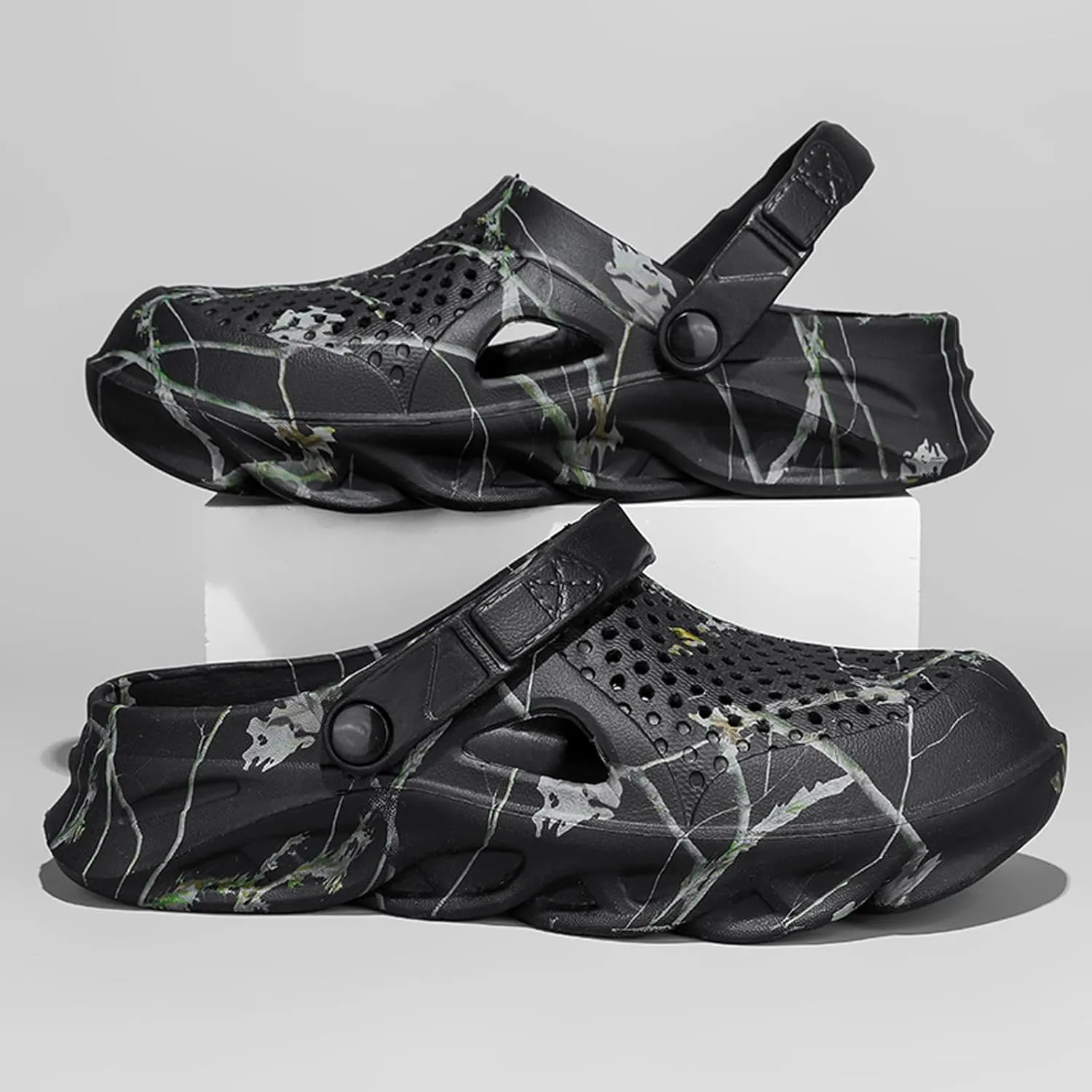 CERYTHRINA Men Garden Clogs Shoes Slippers: Lightweight Casual - Slip On Sandals for Outdoor Summer Beach Walking
