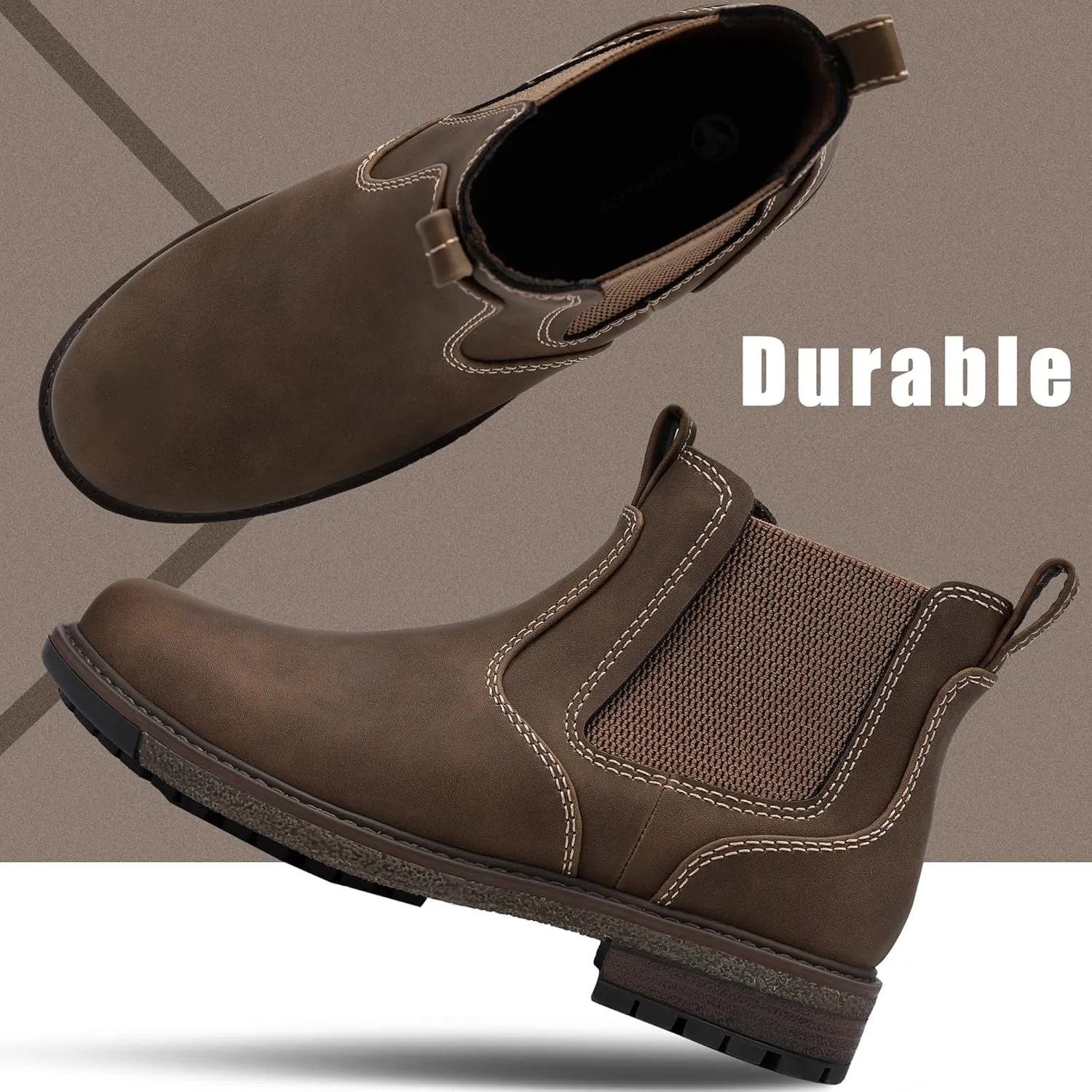 Chelsea Boots Casual Slip On Ankle Dress Boots