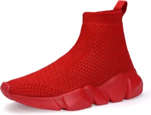 CHUI Boys Girls Breathable Sneakers Mesh Lightweight Easy Walk Casual Slip-On Athletic Running Walking Shoes