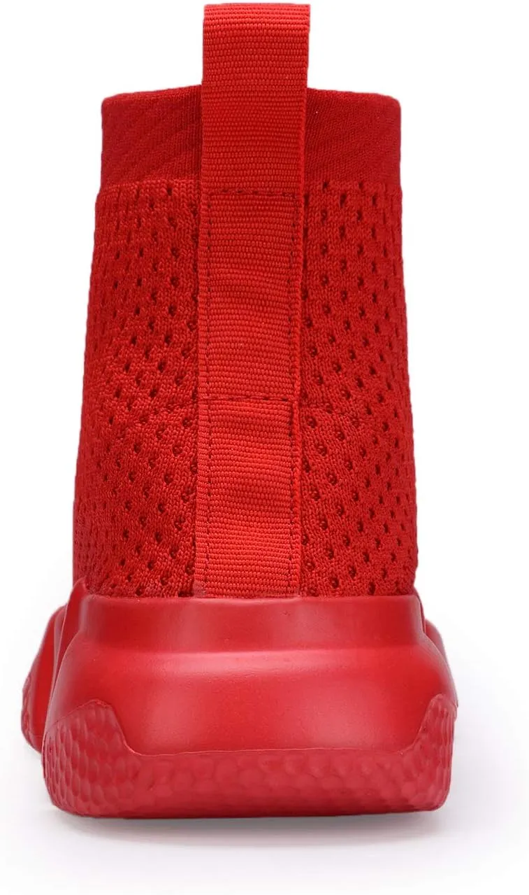CHUI Boys Girls Breathable Sneakers Mesh Lightweight Easy Walk Casual Slip-On Athletic Running Walking Shoes