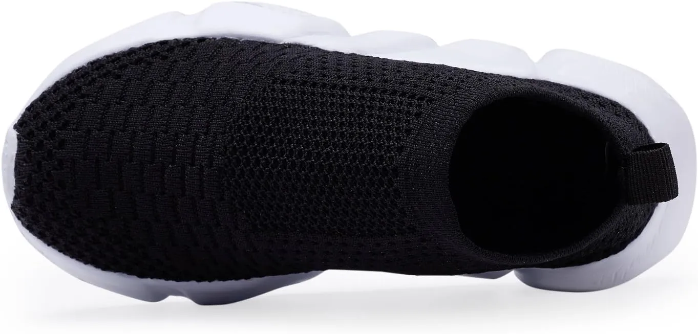 CHUI Boys Girls Breathable Sneakers Mesh Lightweight Easy Walk Casual Slip-On Athletic Running Walking Shoes