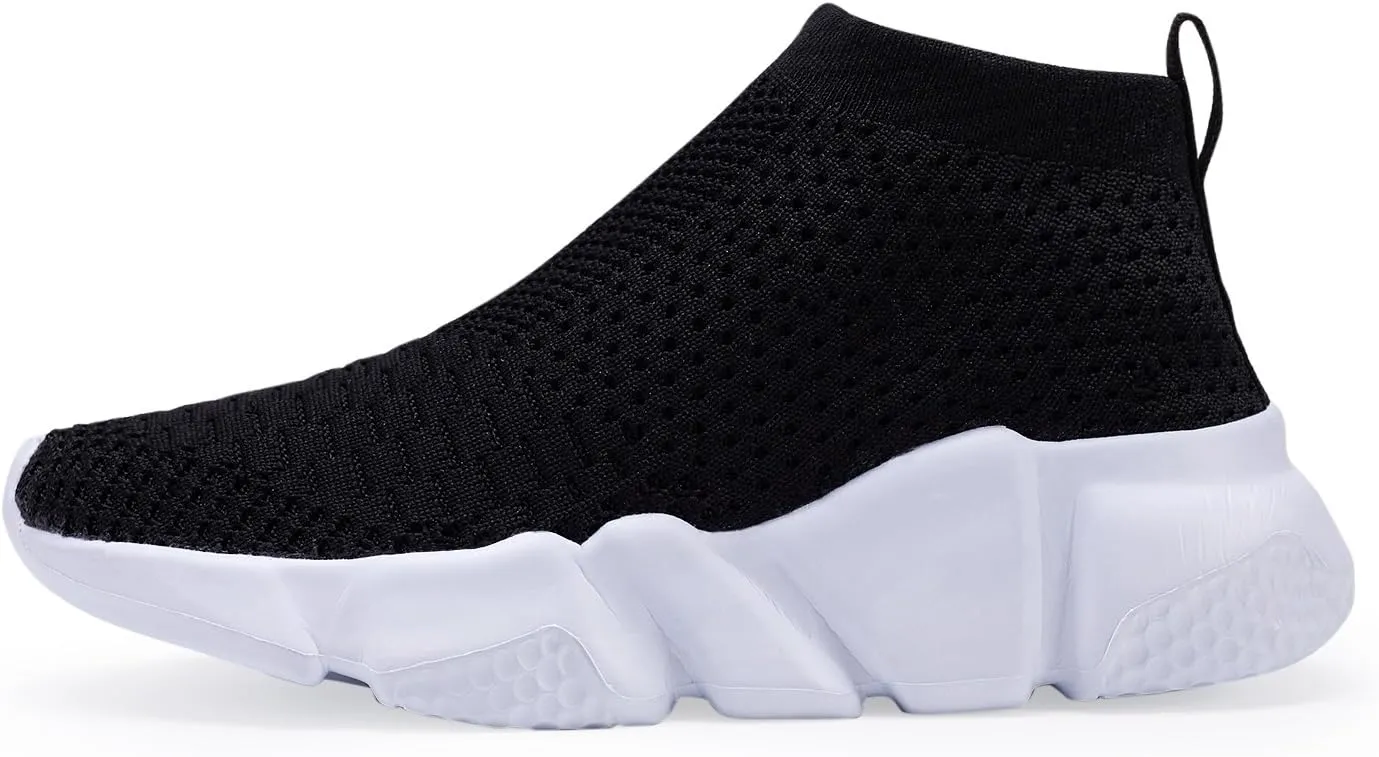 CHUI Boys Girls Breathable Sneakers Mesh Lightweight Easy Walk Casual Slip-On Athletic Running Walking Shoes