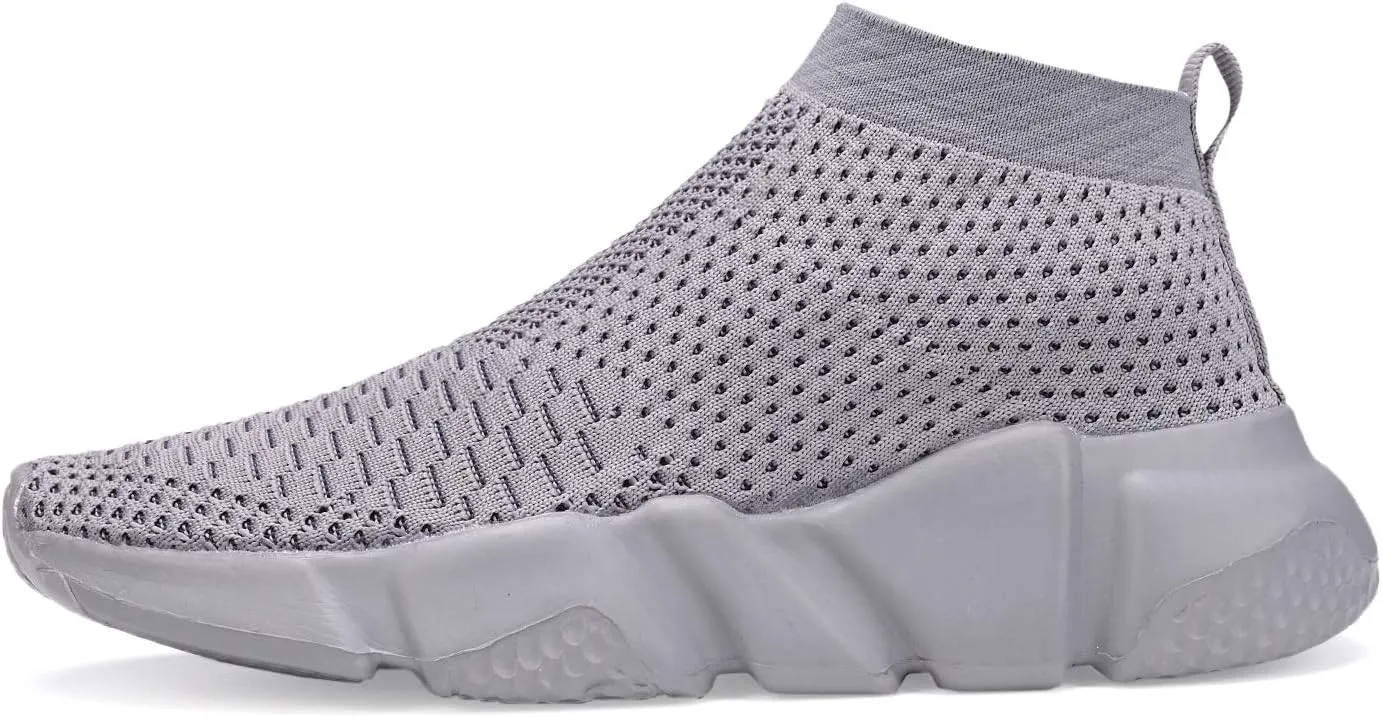 CHUI Boys Girls Breathable Sneakers Mesh Lightweight Easy Walk Casual Slip-On Athletic Running Walking Shoes