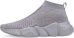 CHUI Boys Girls Breathable Sneakers Mesh Lightweight Easy Walk Casual Slip-On Athletic Running Walking Shoes