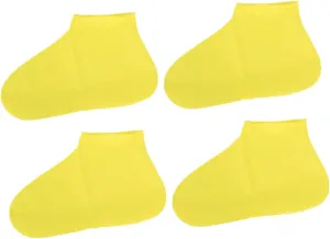 Ciieeo 2Pairs Wear Resistant Shoe Covers Protectors for Rainy Days and Tear High Top Design for Enhanced Protection