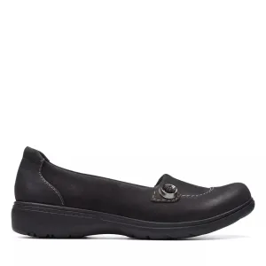 Clarks Women's Carleigh Lulin Black Nubuck 26175057