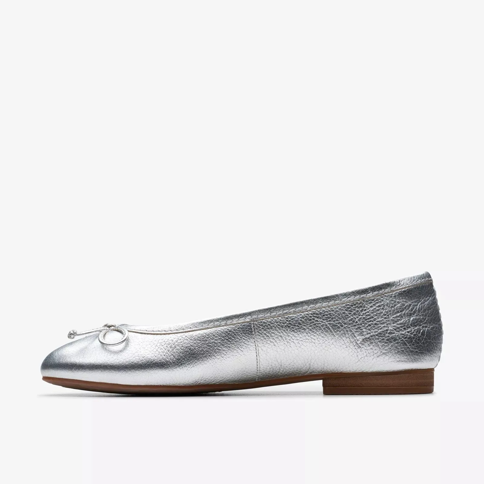 Clarks Women's Fawna Lily Silver Leather 26176380