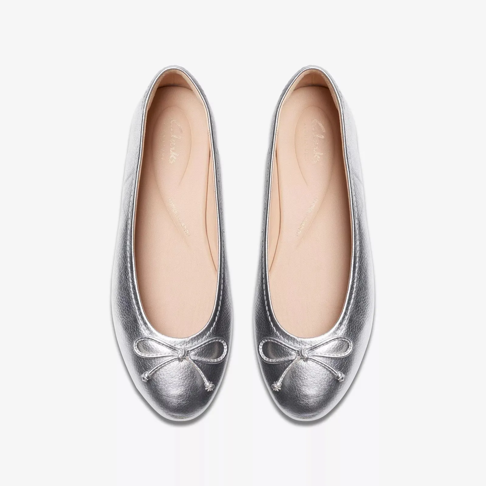 Clarks Women's Fawna Lily Silver Leather 26176380