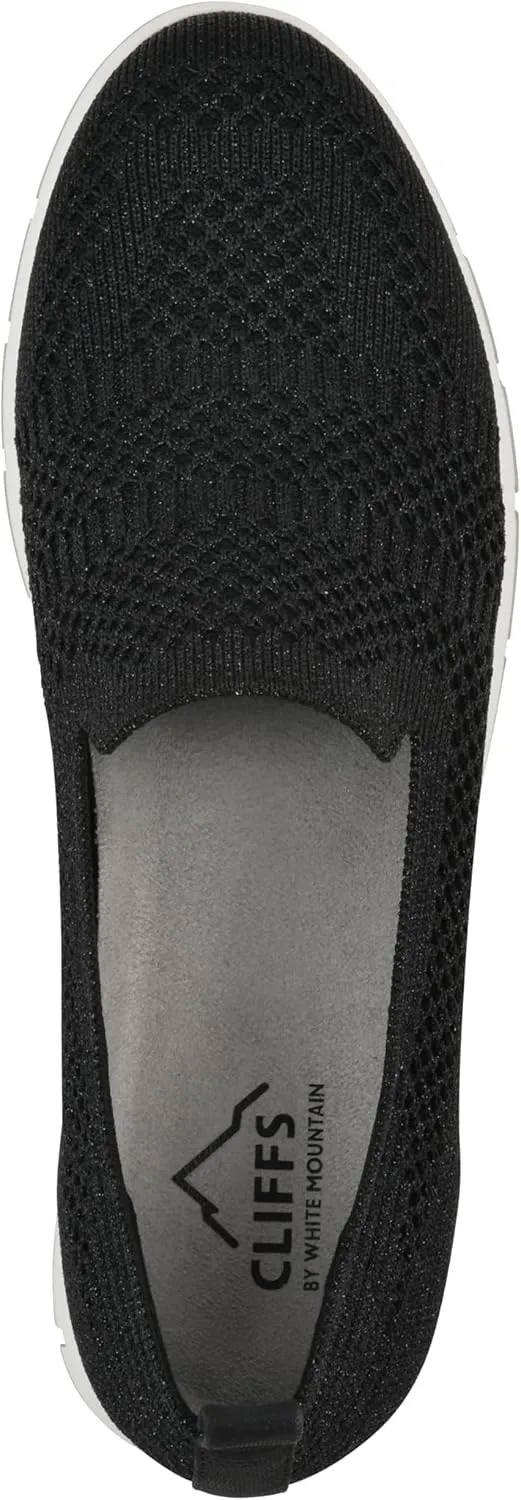 CLIFFS BY WHITE MOUNTAIN Women's Garren Knit Slip-On Sneaker