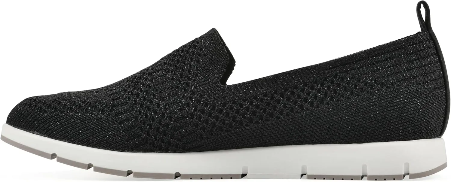 CLIFFS BY WHITE MOUNTAIN Women's Garren Knit Slip-On Sneaker