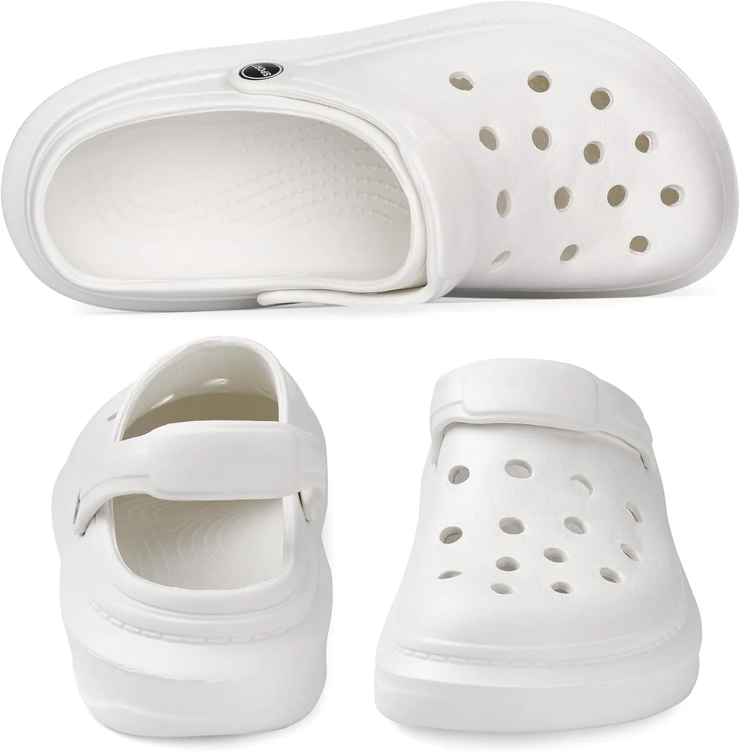 Clogs for Men Women - Slip-On Garden Shoes Sandals with Arch Support, Cushioned Comfort for Beach Pool Summer Outdoor Activities