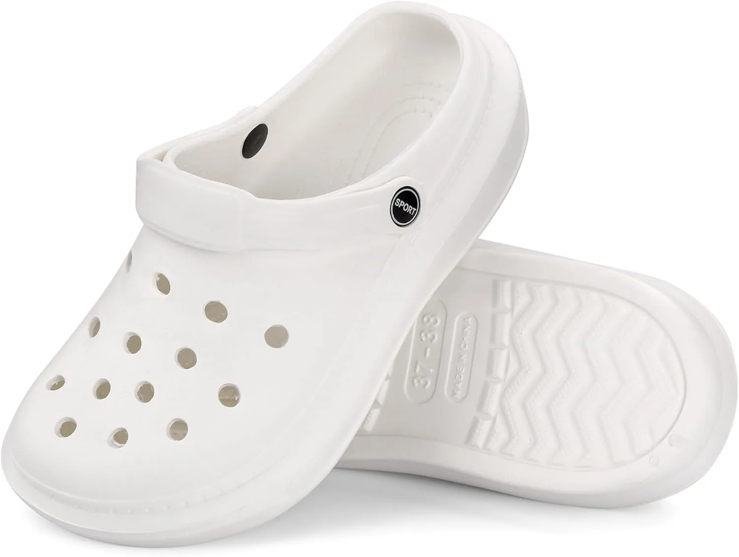 Clogs for Men Women - Slip-On Garden Shoes Sandals with Arch Support, Cushioned Comfort for Beach Pool Summer Outdoor Activities