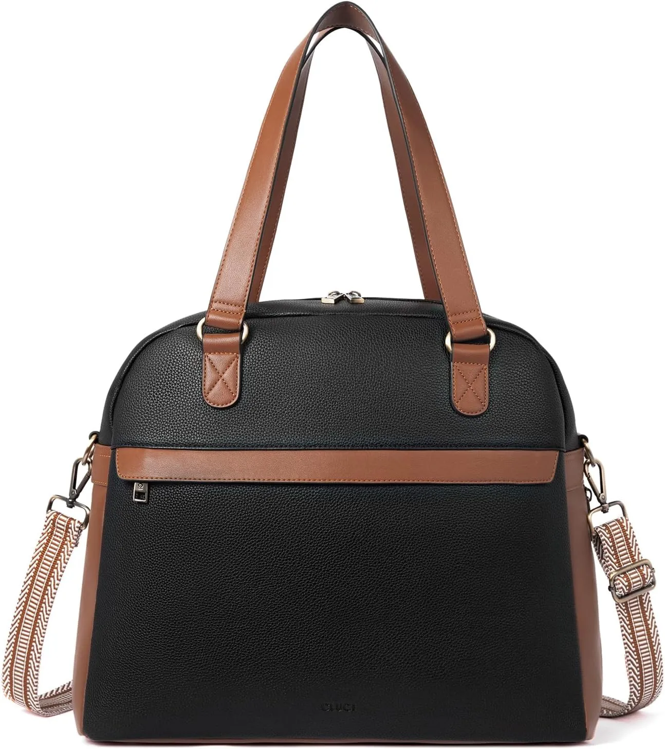 CLUCI Weekender Bag for Women Travel Leather Duffel Bag Carry on Overnight Bag