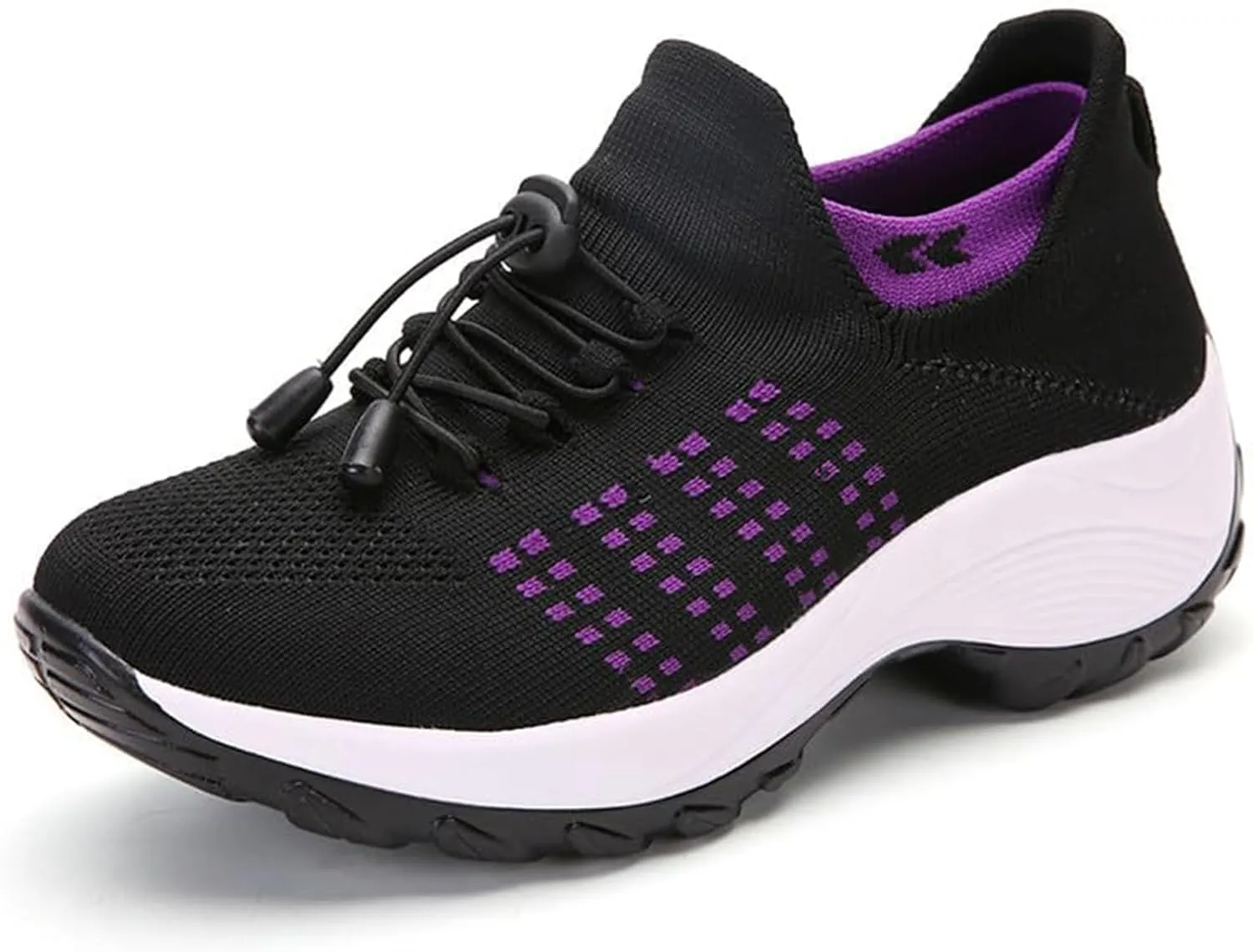 Comfort Orthowear Shoes, Comfortwear Ortho Stretch Cushion Shoes for Women, Slip-On Lightweight Casual Platform Shoes