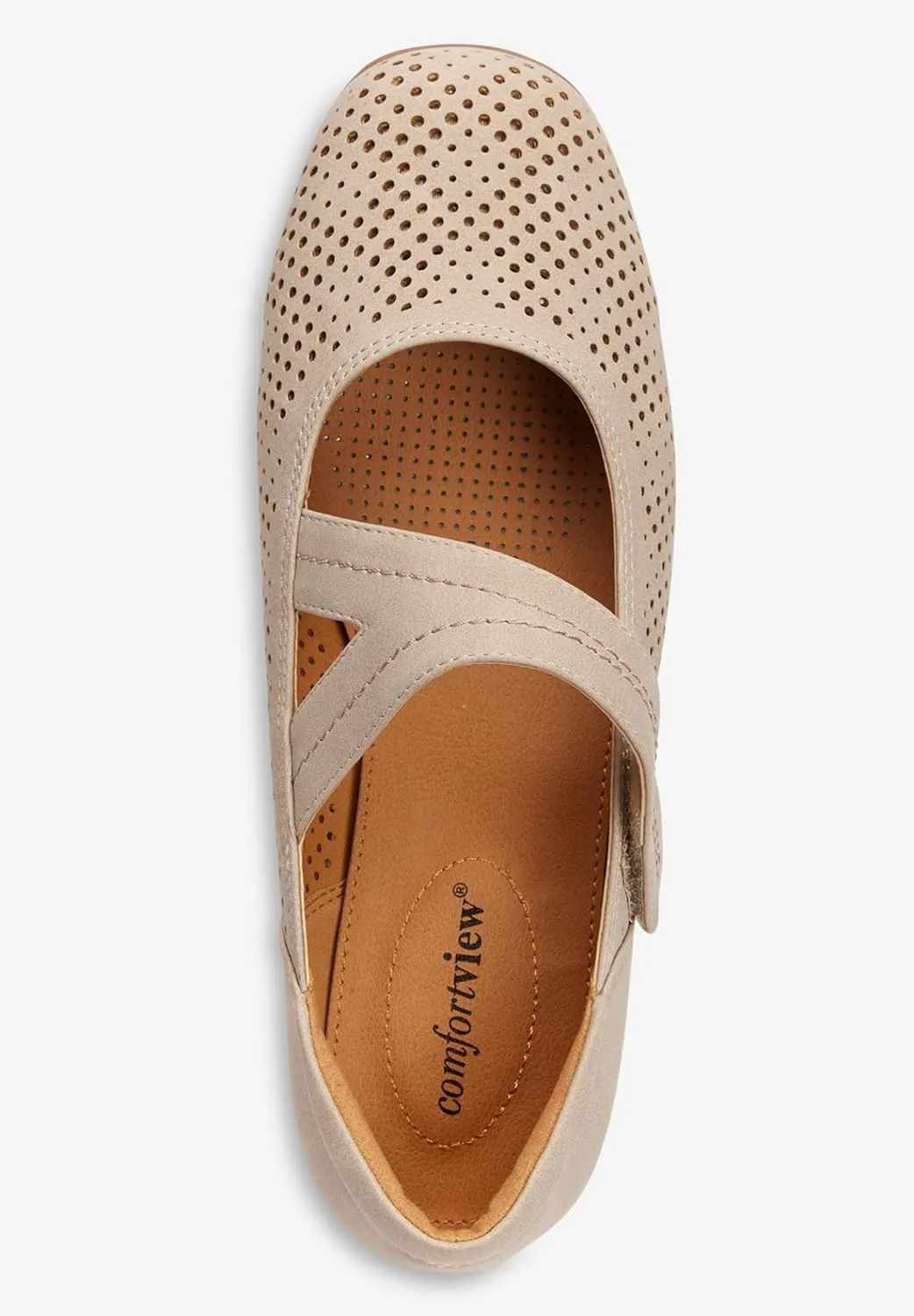Comfortview Women's The Ezra Flat (Wide Widths Available)