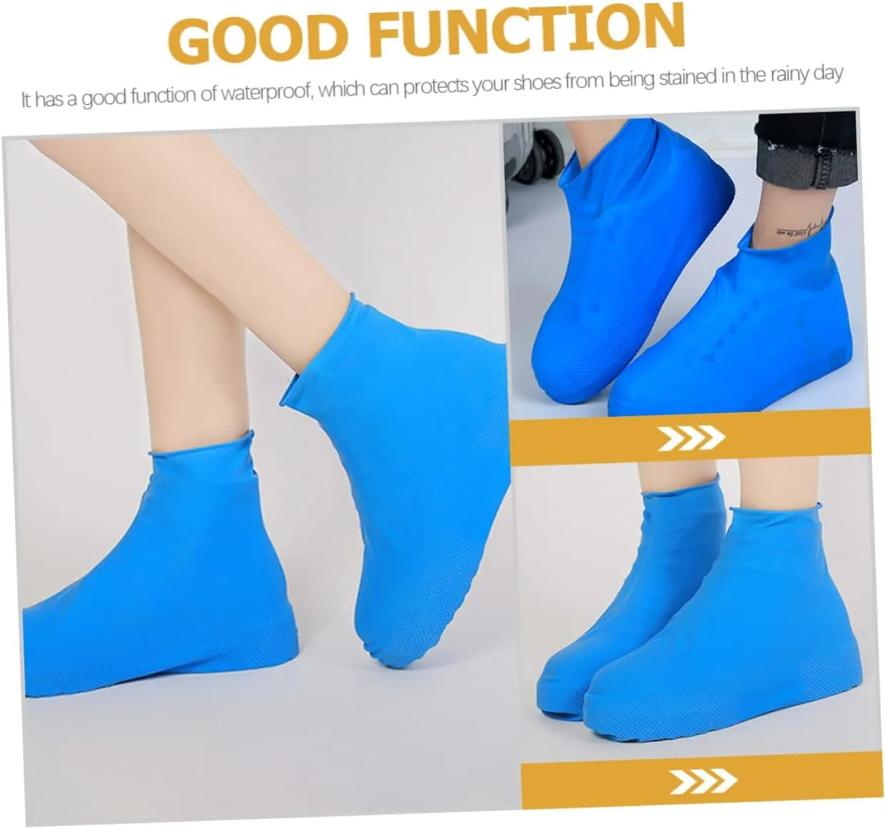 Convenient Shoes Covers Rainproof Mudproof Snowproof for Outdoor Activities