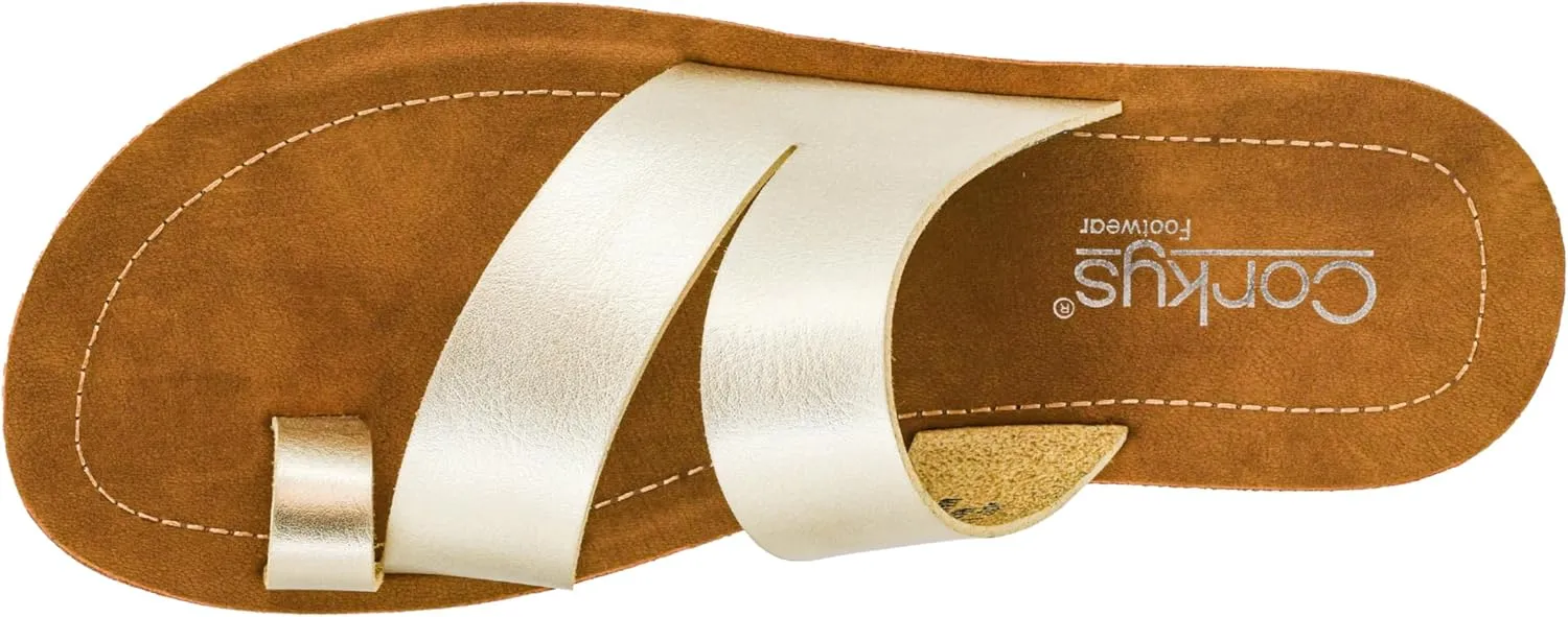 Corkys Footwear Just A Fling Sandals - Features a Toe Wrapped strap for Stability, Unbeatable Cushioned Insoles for Comfort, Slip-on Technology for Easy On and Off