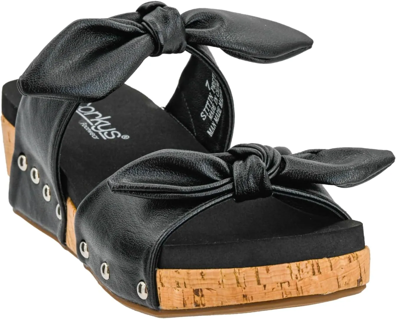 Corkys Footwear Women's Sittin Pretty Wedge Sandal - 2 Inch Cushioned Wedge, Slip On Closure for Comfort & Style, Perfect for Casual & Dressy Outfits, All Day Wear