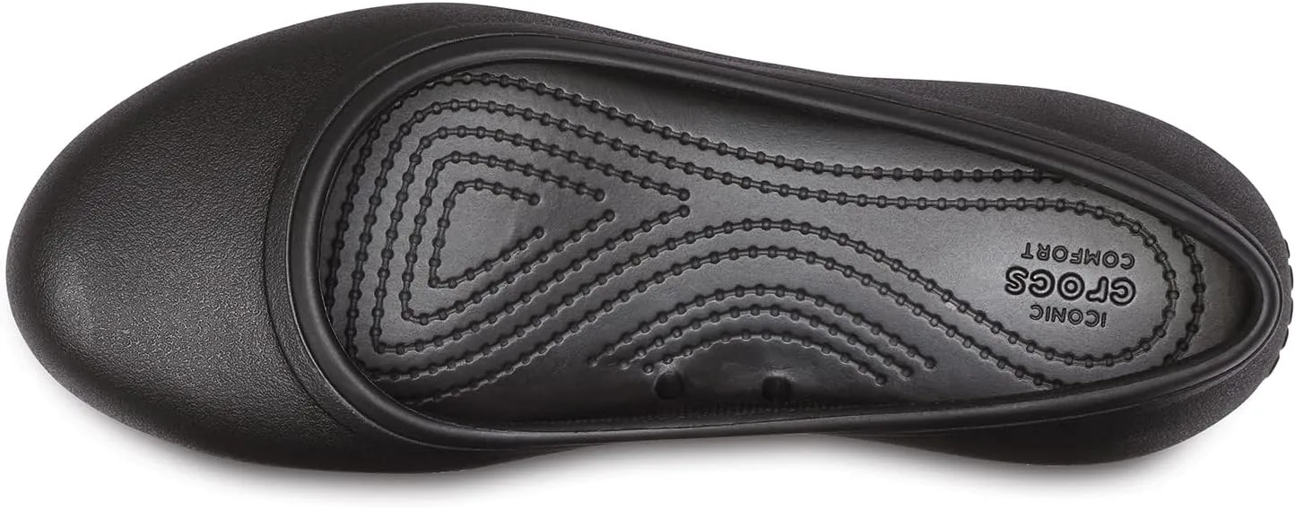 Crocs Women's Crocs At Work Flat | Women's Flats | Work Shoes for Women